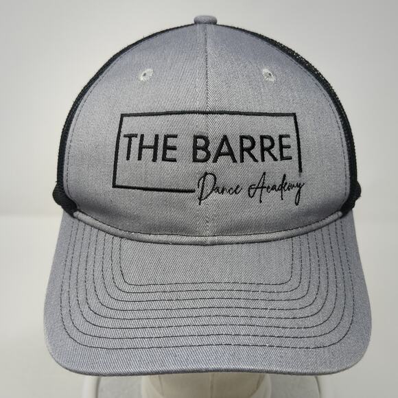 The Barre Dance Academy Snapback Trucker Hat Gray One Size Port Authority - Picture 2 of 9